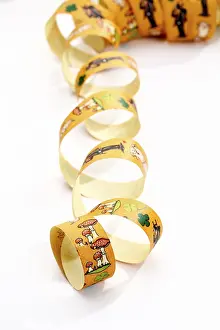 Symbolic Picture Image Prints: Paper streamer