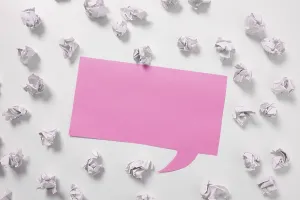 Uninhabited Workspace Prints: Paper Wraps Placed Around Important Information