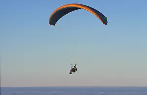 Recreational Sport Germany Prints: Paragliding above the clouds