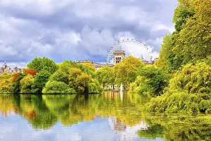 Prints of Park in London Westminster Prints: London Park Print