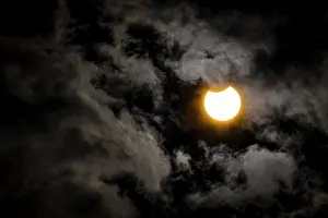 Niederosterreich Scenery Prints: Partial Solar Eclipse 2022, Lower Austria, Austria