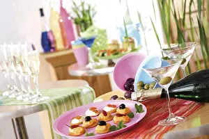 Colorful Food Still Life Prints: Party buffet