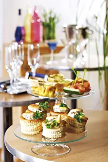 Studio Background Cuisine Prints: Party buffet