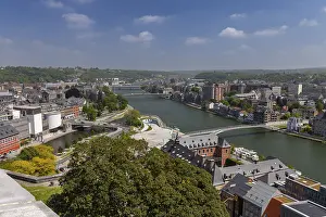 Prints of Passerelle l'Enjambee, pedestrian bridge over the Meuse or Meuse, river, Namur, Wallonia, Belgium Passerelle l'Enjambe, pedestrian bridge over the Meuse or Meuse, river, Namur, Wallonia, Belgium Meuse Prints: Passerelle l'Enjambee Print - Namur, Belgium
