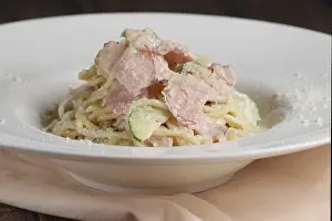 Italian Cuisine Recipe Prints: Pasta with ham and cheese