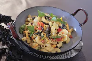 Noodle Meal Nutrition Prints: Pasta pan dish