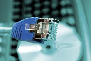 Data Storage Device Prints: Patch cable plug