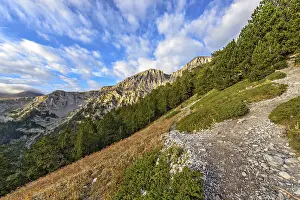 Southeast Europe Travel Photography Prints: Path to the top of Olympus mountain in Greece