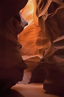 Unique Rock Formations Prints: Path through the Upper Antelope Canyon