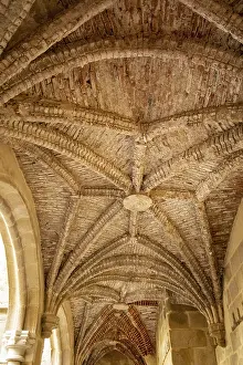 Historic City Centre Portugal Prints: The Patio inside of the Castelo