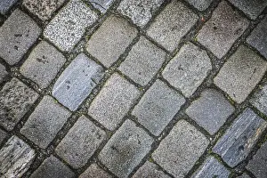Deserted Coastline Prints: Pattern of a cobblestones that can be used as background or overlay