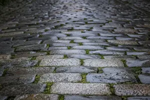 Deserted Coastline Prints: Pattern of a cobblestones that can be used as background or overlay