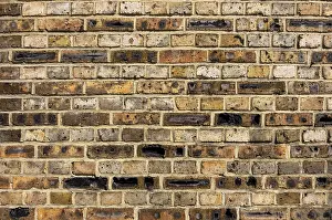 Deserted Brick Walls Prints: Pattern and structure of a brick wall