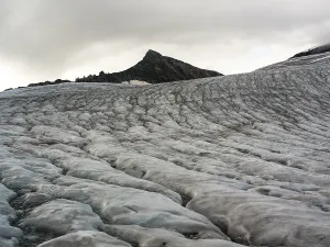 High Tauern National Park Images Prints: Patterns of glacial streams, behind Kleinvenediger