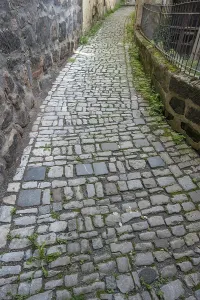 Bavaria Fortification Prints: Paved path to Plassenburg Castle