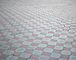 Deserted Pavement Prints: Pavement road