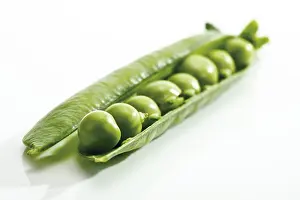 Studio Food Photography Still Life Prints: Pea pod
