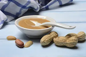 European Still Life Images Prints: Peanut puree in shell and peanuts, Germany