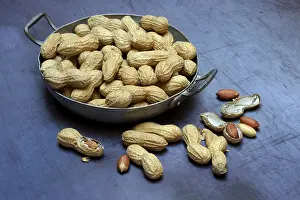 Still Life Cuisine Prints: Peanuts in shell, Germany