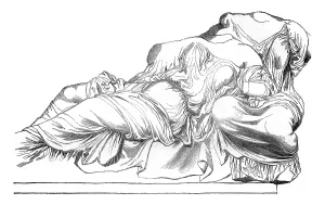 Deserted Sacred Building Prints: The pediments of the Parthenon