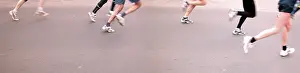 Fitness Studio Exercise Routine Prints: People jogging