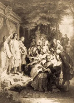 Epidemic Plague Europe Prints: A performance of Iphigenia in Tauris at Weimar