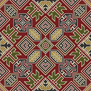 Seamless Background Image Prints: Persian seamless pattern, vector template design