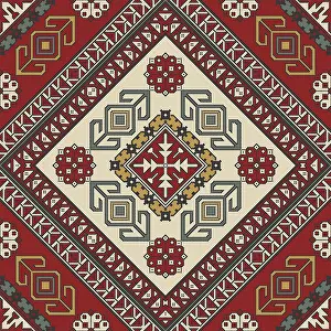 Vector Template Design Prints: Persian seamless pattern, vector template design