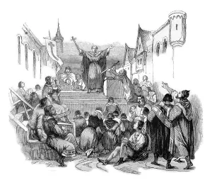 Medieval Warfare Art Prints: Peter the Hermit preached the First Crusade