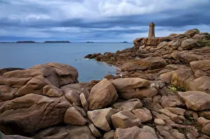Brittany Coastline Photography Prints: Phare de Ploumanac'h Lighthouse