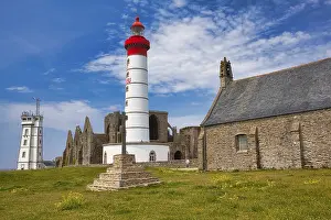 Western Europe Coastal Scenes Prints: Phare de Saint-Mathieu, lighthouse