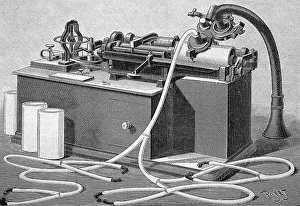 Thomas Edison Phonograph Prints: Phonograph by Thomas Alva Edison