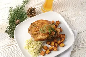Bavarian Cuisine Prints: Pickled ham hock