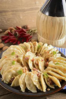 Food Photography Europe Prints: Pierogi.Polish dish