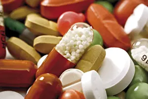 Full Frame Studio Shot Prints: Pills, full frame