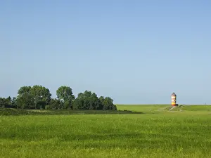 Pilsum Lighthouse Prints: Pilsum lighthouse in the background