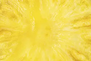 Full Frame Pineapple Photo Prints: Pineapple fruit background from above