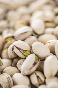 Selective Focus Food Photography Prints: Some whole Pistachios (selective focus)