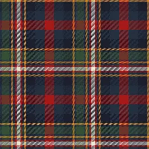 Geometric Stripe Pattern Prints: Plaid fabric tartan vector seamless pattern