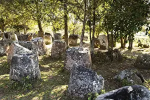 Historic Tourist Attraction Prints: Plain of Jars, Site 3, Phonsavanh
