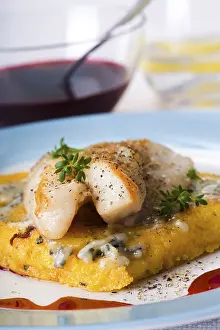 Edible Fish Prints: A plate with fish and vegetables