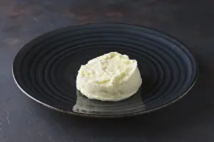 Gourmet Mashed Potato Dish Prints: Plate with mashed potato