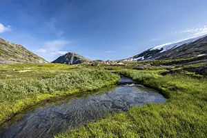 UNESCO World Heritage Norway Prints: Plateau with small lakes and bogs