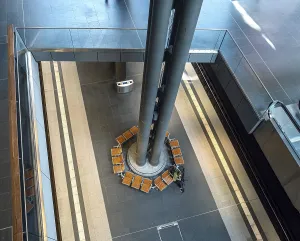 Empty Urban Environment Images Prints: Platforms and escalators at the main station