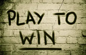 Decision Making Process Prints: Play To Win Concept