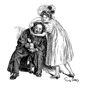 Historic Family Portraits Prints: Please, please, daddy!