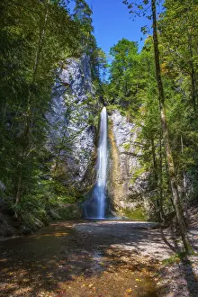 Natural Monument Austria Prints: Plotz waterfall, natural monument
