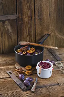 Vegetarian Dessert Prints: Plum puree