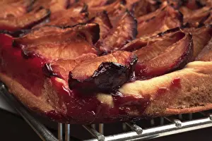 Plum Cake Prints: Plums on a plum cake