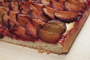 Plum Cake Prints: Plums on a plum cake